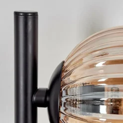 hofstein Applique murale - Verre 10 cm Chehalis Ambre, 3 lumières