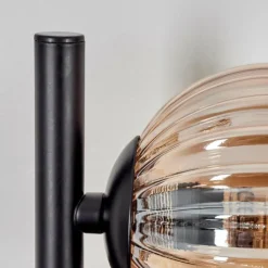 hofstein Applique murale - Verre 10 cm Chehalis Ambre, Fumé, 3 lumières