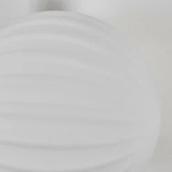 hofstein Applique murale - Verre 10 cm Chehalis Blanc, 2 lumières