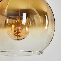 Lampes Dorées-hofstein Applique murale - Verre 15 cm Koyoto Écru, Noir, 1 lumière