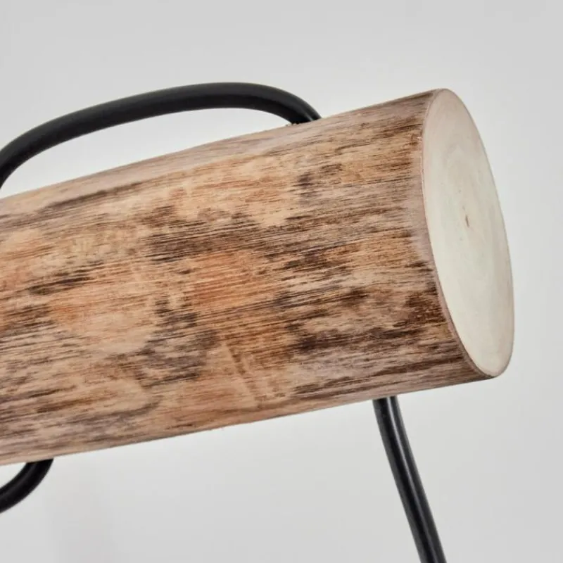 hofstein Applique murale - Verre 15 cm Koyoto Écru, Noir, 1 lumière