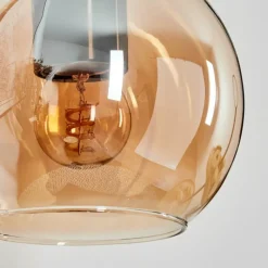 hofstein Applique murale - Verre 15 cm Koyoto Écru, Noir, 1 lumière