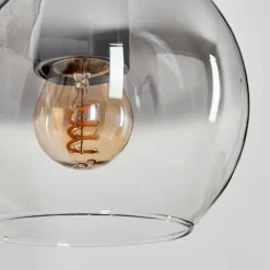 hofstein Applique murale - Verre 15 cm Koyoto Écru, Noir, 1 lumière