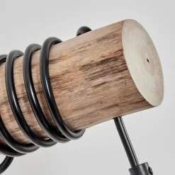 Lampes Dorées-hofstein Applique murale - Verre 15 cm Koyoto Écru, Noir, 1 lumière