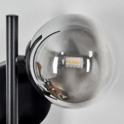 hofstein Applique murale - Verre 10 cm, 12 cm Chehalis Noir, 2 lumières