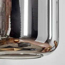 hofstein Applique murale - Verre 15 cm Lauden Écru, Noir, 1 lumière