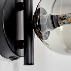 hofstein Applique murale - Verre Chehalis Fumé, 1 lumière