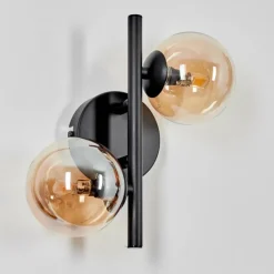 hofstein Applique murale - Verre Chehalis Ambre, 2 lumières