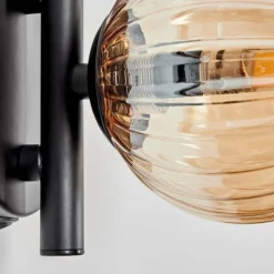 hofstein Applique murale - Verre Chehalis Ambre, 1 lumière