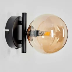 hofstein Applique murale - Verre Chehalis Ambre, 1 lumière