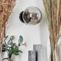 hofstein Applique murale - Verre Chehalis Fumé, 1 lumière