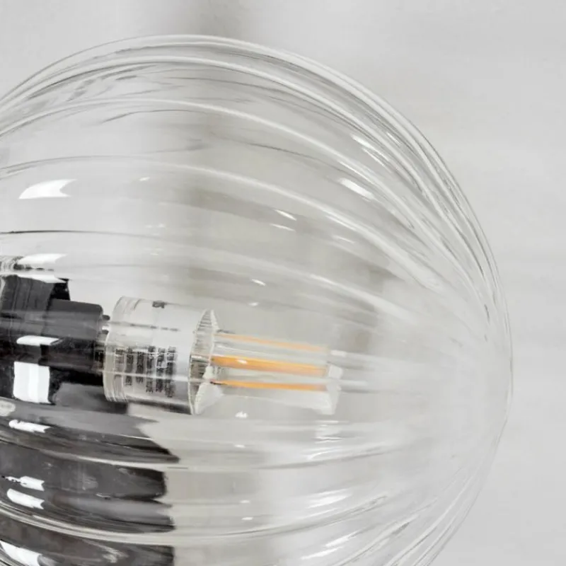 hofstein Applique murale - Verre Chehalis Clair, 2 lumières