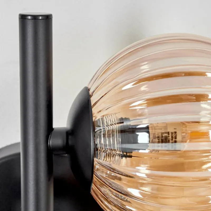 hofstein Applique murale - Verre Chehalis Ambre, 2 lumières