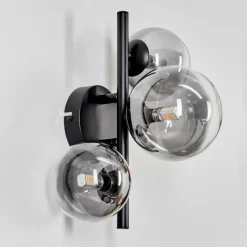 Suspension Verre Fumé-hofstein Applique murale - Verre Chehalis Clair, Fumé, 3 lumières