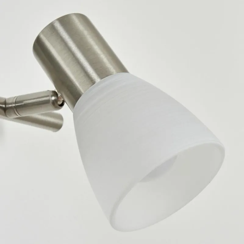 hofstein Applique murale Villaseca LED Nickel mat, 2 lumières