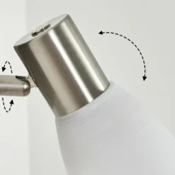 hofstein Applique murale Villaseca LED Nickel mat, 1 lumière