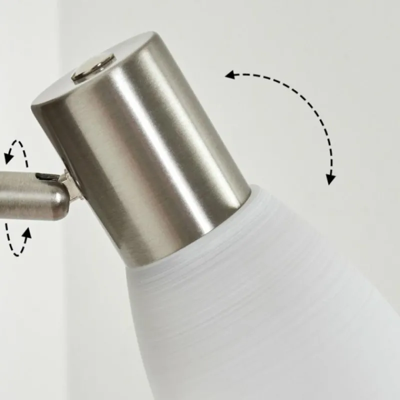 hofstein Applique murale Villaseca LED Nickel mat, 1 lumière