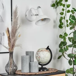 Luminaires Scandinaves-hofstein Applique murale Vouzy Blanc, 1 lumière