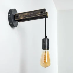 hofstein Applique murale Aarhus Gris, Noir, 1 lumière