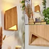 Lampes En Bois-hofstein Applique murale Agnoron LED Écru, 1 lumière