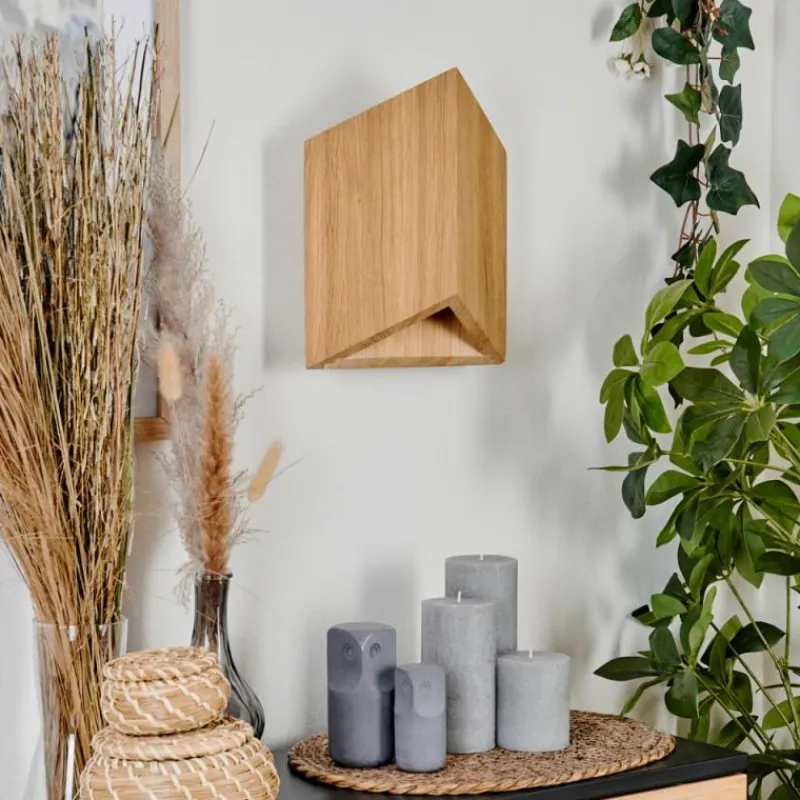 Lampes En Bois-hofstein Applique murale Agnoron LED Écru, 1 lumière