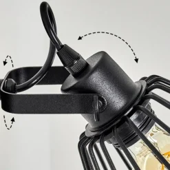 Lampes Industrielles-hofstein Applique murale Albreda Noir, 1 lumière