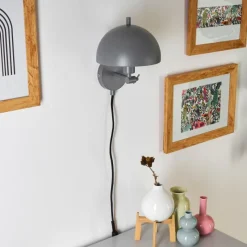 hofstein Applique murale Alikata Noir, 1 lumière