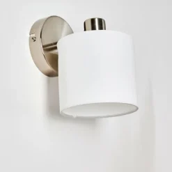 Lampes En Tissu-hofstein Applique murale Alsen Nickel mat, 1 lumière