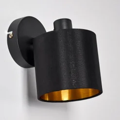Lampes En Tissu-hofstein Applique murale Alsen Noir, 1 lumière