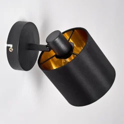 Lampes En Tissu-hofstein Applique murale Alsen Noir, 1 lumière