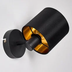 Lampes En Tissu-hofstein Applique murale Alsen Noir, 1 lumière