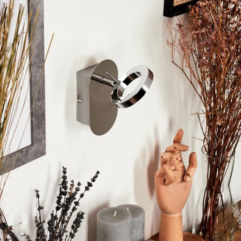 hofstein Applique murale Altamahaw LED Argenté, 1 lumière