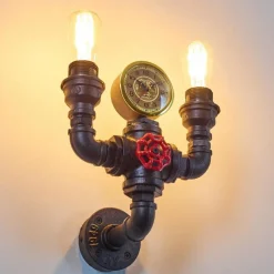 hofstein Applique murale Amal Noir, 2 lumières