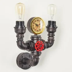 hofstein Applique murale Amal Noir, 2 lumières