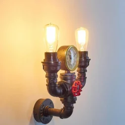 hofstein Applique murale Amal Noir, 2 lumières