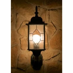 Luminaires Konstsmide Applique murale Amapala Noir, 1 lumière