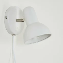 hofstein Applique murale Ambousi Chrome, Blanc, 1 lumière