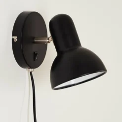 hofstein Applique murale Ambousi Chrome, Noir, 1 lumière* Appliques