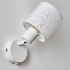 Lampes Vintages & Rétros-hofstein Applique murale Antalya Blanc, 1 lumière