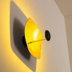 Lampes Dorées-hofstein Applique murale Anton Angeli Penombra LED Or, 1 lumière
