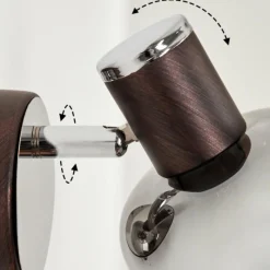 Suspension Verre Fumé-hofstein Applique murale Arconciel Rouille, 1 lumière