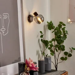 Suspension Verre Fumé-hofstein Applique murale Arconciel Rouille, 1 lumière