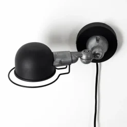 hofstein Applique murale Arild Noir, Argenté, 1 lumière