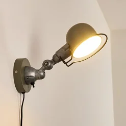 hofstein Applique murale Arild Vert, Argenté, 1 lumière