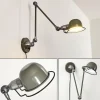 Lampes Vintages & Rétros-hofstein Applique murale Arild Vert, Noir, 1 lumière