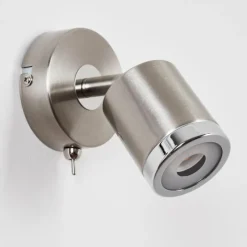 hofstein Applique murale Autilla LED Nickel mat, 1 lumière