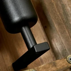 Lampes Vintages & Rétros-hofstein Applique murale Avestruz Écru, Noir, 1 lumière