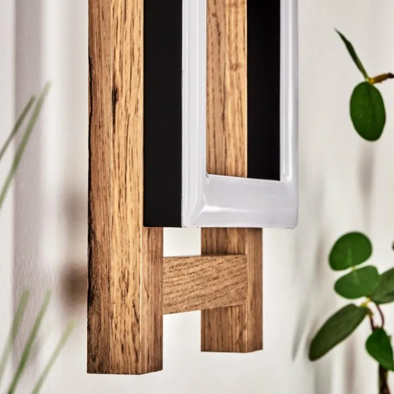hofstein Applique murale Ayajasco LED Couleur bois, Écru, Noir, 1 lumière