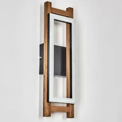 hofstein Applique murale Ayajasco LED Couleur bois, Écru, Noir, 1 lumière