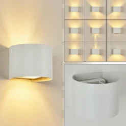 hofstein Applique murale Badajoz Blanc, 1 lumière